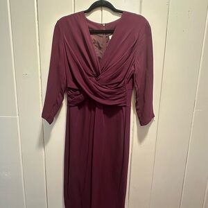 Burberry Burgundy Dress